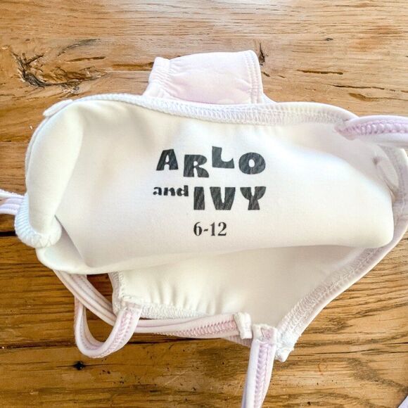 Arlo and Ivy Swim Lavender Cloud Print Swimsuit Size 6-12M - Picture 5 of 7
